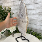 Pink Amethyst Slice on a Stand, 6.3 lbs and 15.5" Tall #5742-0032 by Brazil Gems - Brazil GemsBrazil GemsPink Amethyst Slice on a Stand, 6.3 lbs and 15.5" Tall #5742-0032 by Brazil GemsSlices on Fixed Bases5742-0032