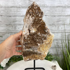 Pink Amethyst Slice on a Stand, 6.3 lbs and 15.5" Tall #5742-0032 by Brazil Gems - Brazil GemsBrazil GemsPink Amethyst Slice on a Stand, 6.3 lbs and 15.5" Tall #5742-0032 by Brazil GemsSlices on Fixed Bases5742-0032
