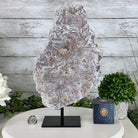 Pink Amethyst Slice on a Stand, 6.8 lbs and 14.6" Tall #5742-0124 - Brazil GemsBrazil GemsPink Amethyst Slice on a Stand, 6.8 lbs and 14.6" Tall #5742-0124Slices on Fixed Bases5742-0124