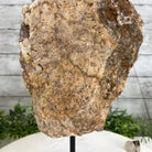 Pink Amethyst Slice on a Stand, 7.6 lbs and 15.3" Tall #5742-0043 by Brazil Gems - Brazil GemsBrazil GemsPink Amethyst Slice on a Stand, 7.6 lbs and 15.3" Tall #5742-0043 by Brazil GemsSlices on Fixed Bases5742-0043