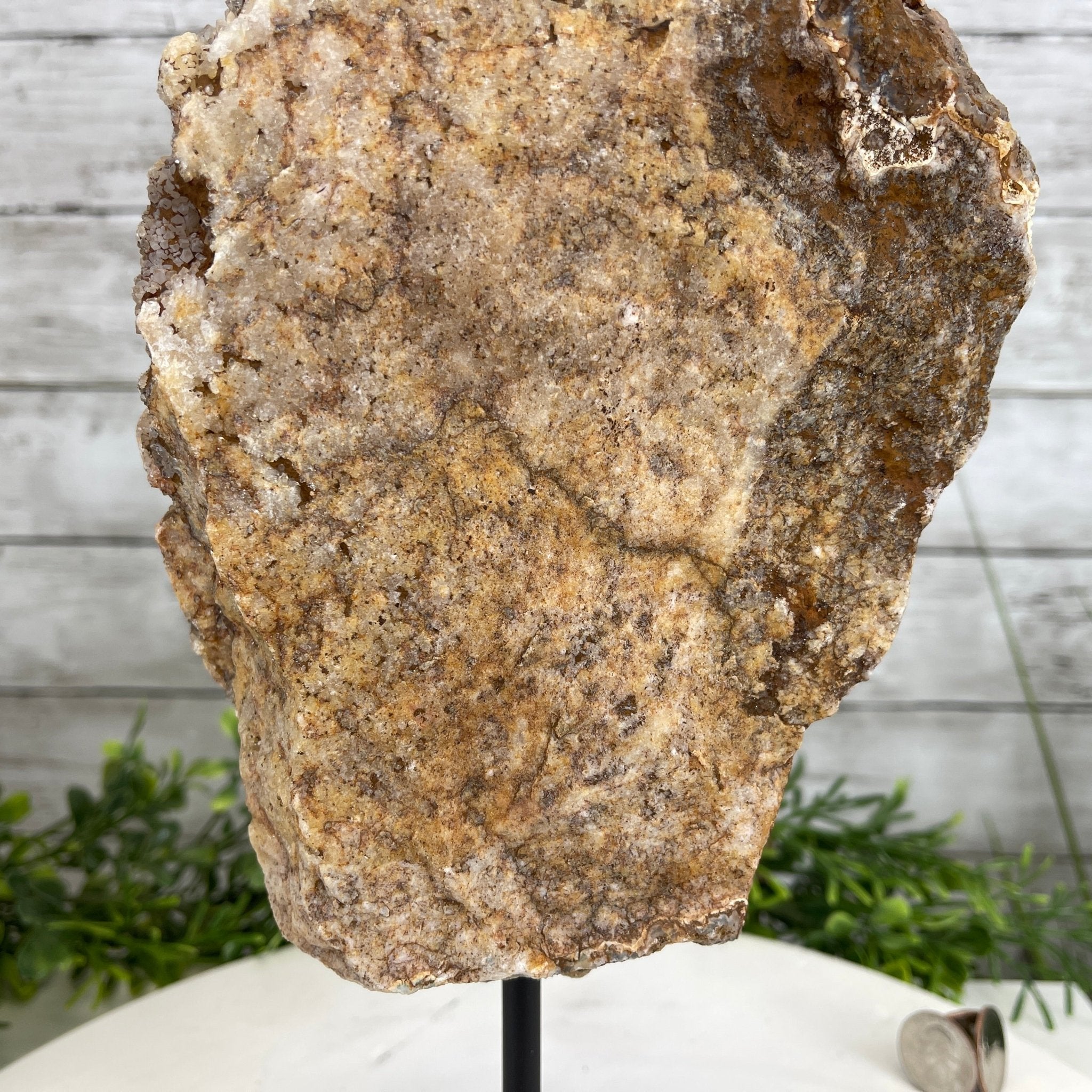 Pink Amethyst Slice on a Stand, 7.6 lbs and 15.3" Tall #5742-0043 by Brazil Gems - Brazil GemsBrazil GemsPink Amethyst Slice on a Stand, 7.6 lbs and 15.3" Tall #5742-0043 by Brazil GemsSlices on Fixed Bases5742-0043