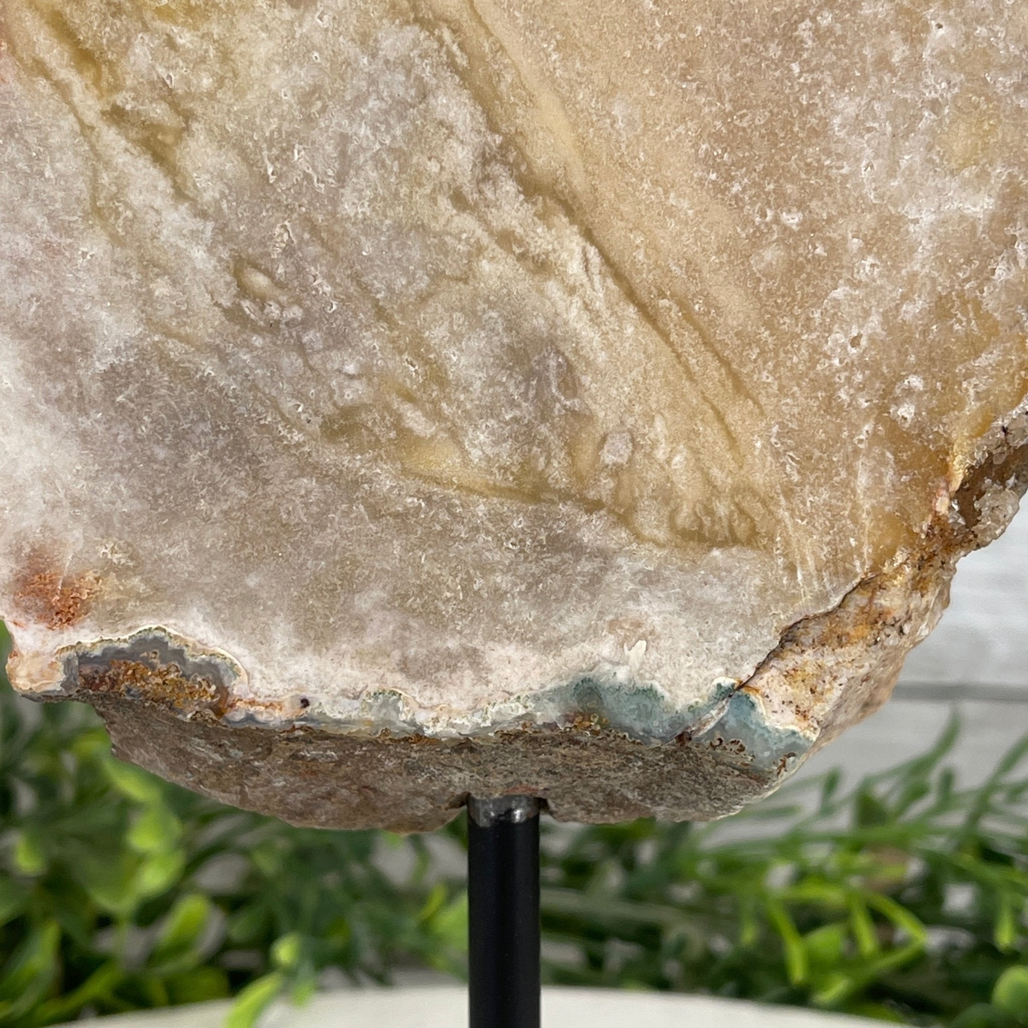 Pink Amethyst Slice on a Stand, 7.6 lbs and 15.3" Tall #5742-0043 by Brazil Gems - Brazil GemsBrazil GemsPink Amethyst Slice on a Stand, 7.6 lbs and 15.3" Tall #5742-0043 by Brazil GemsSlices on Fixed Bases5742-0043