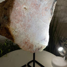 Pink Amethyst Slice on a Stand, 8.7 lbs and 13.3" Tall #5742-0034 by Brazil Gems - Brazil GemsBrazil GemsPink Amethyst Slice on a Stand, 8.7 lbs and 13.3" Tall #5742-0034 by Brazil GemsSlices on Fixed Bases5742-0034