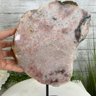 Pink Amethyst Slice on a Stand, 8.7 lbs and 13.3" Tall #5742-0034 by Brazil Gems - Brazil GemsBrazil GemsPink Amethyst Slice on a Stand, 8.7 lbs and 13.3" Tall #5742-0034 by Brazil GemsSlices on Fixed Bases5742-0034