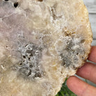 Pink Amethyst Slice on a Stand, 9.3 lbs and 14.2" Tall #5742-0029 by Brazil Gems - Brazil GemsBrazil GemsPink Amethyst Slice on a Stand, 9.3 lbs and 14.2" Tall #5742-0029 by Brazil GemsSlices on Fixed Bases5742-0029