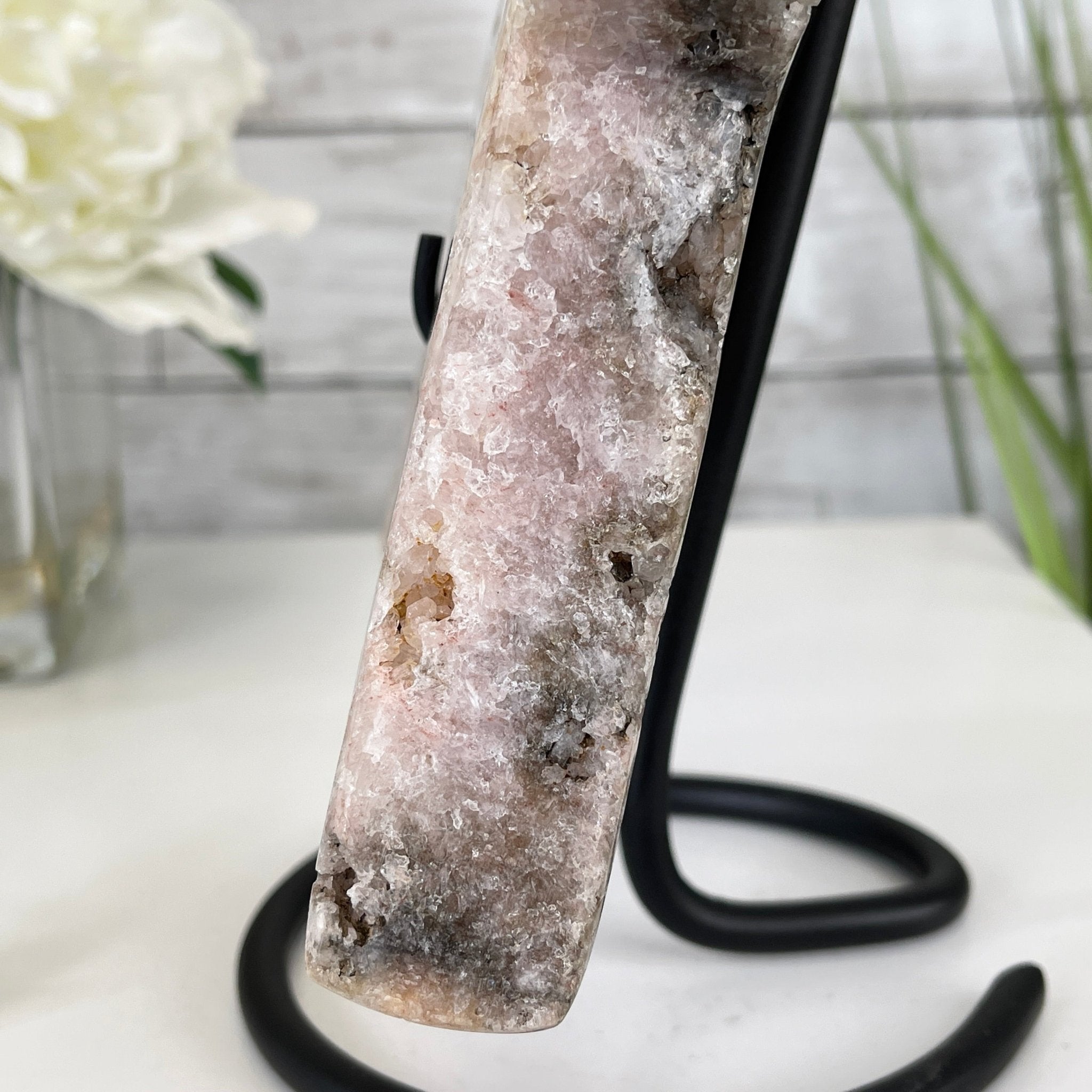 Pink Amethyst Star on a Metal Stand 11.25" Tall #5746-0022 by Brazil Gems - Brazil GemsBrazil GemsPink Amethyst Star on a Metal Stand 11.25" Tall #5746-0022 by Brazil GemsStars5746-0022