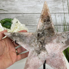Pink Amethyst Star on a Metal Stand 11.25" Tall #5746-0022 by Brazil Gems - Brazil GemsBrazil GemsPink Amethyst Star on a Metal Stand 11.25" Tall #5746-0022 by Brazil GemsStars5746-0022