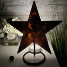 Pink Amethyst Star on a Metal Stand 11.25" Tall #5746-0022 by Brazil Gems - Brazil GemsBrazil GemsPink Amethyst Star on a Metal Stand 11.25" Tall #5746-0022 by Brazil GemsStars5746-0022