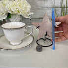 Pink Amethyst Star on a Metal Stand 5.25" Tall #5746-0002 by Brazil Gems - Brazil GemsBrazil GemsPink Amethyst Star on a Metal Stand 5.25" Tall #5746-0002 by Brazil GemsStars5746-0002