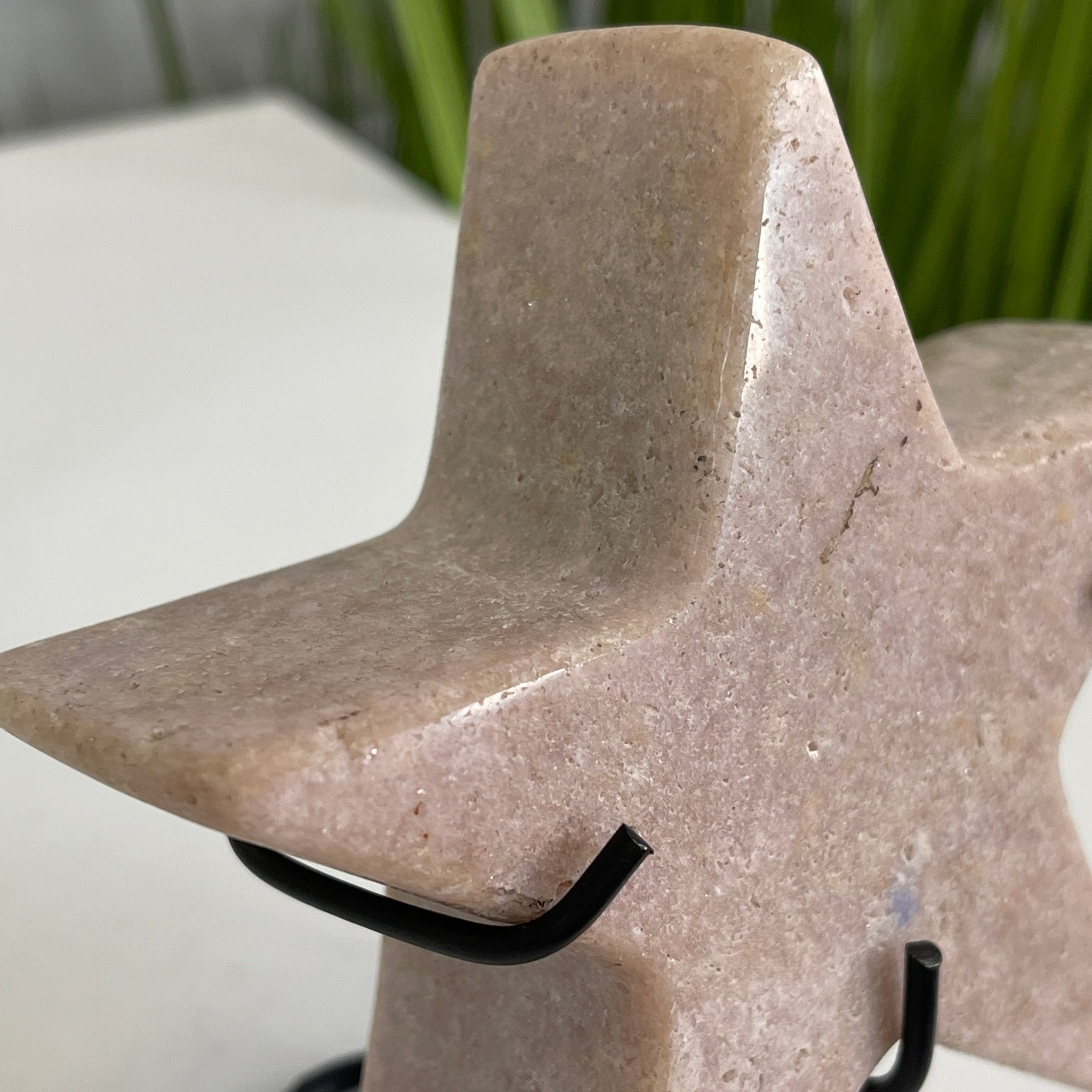 Pink Amethyst Star on a Metal Stand 5.25" Tall #5746-0002 by Brazil Gems - Brazil GemsBrazil GemsPink Amethyst Star on a Metal Stand 5.25" Tall #5746-0002 by Brazil GemsStars5746-0002