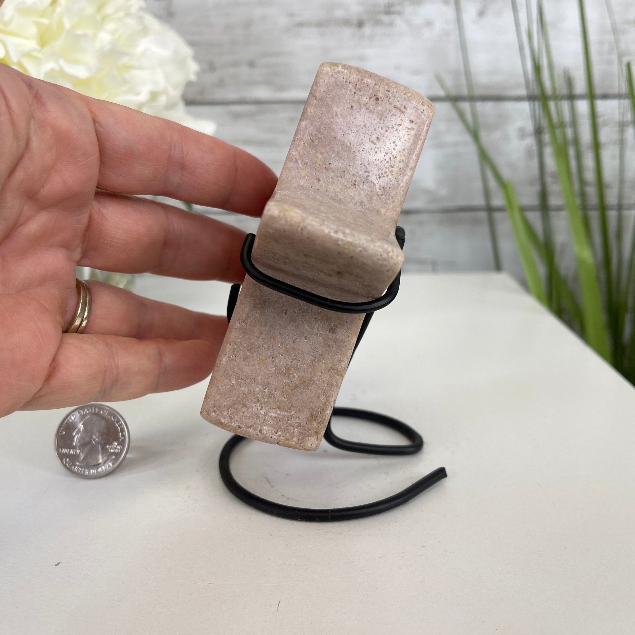 Pink Amethyst Star on a Metal Stand 5.25" Tall #5746-0002 by Brazil Gems - Brazil GemsBrazil GemsPink Amethyst Star on a Metal Stand 5.25" Tall #5746-0002 by Brazil GemsStars5746-0002