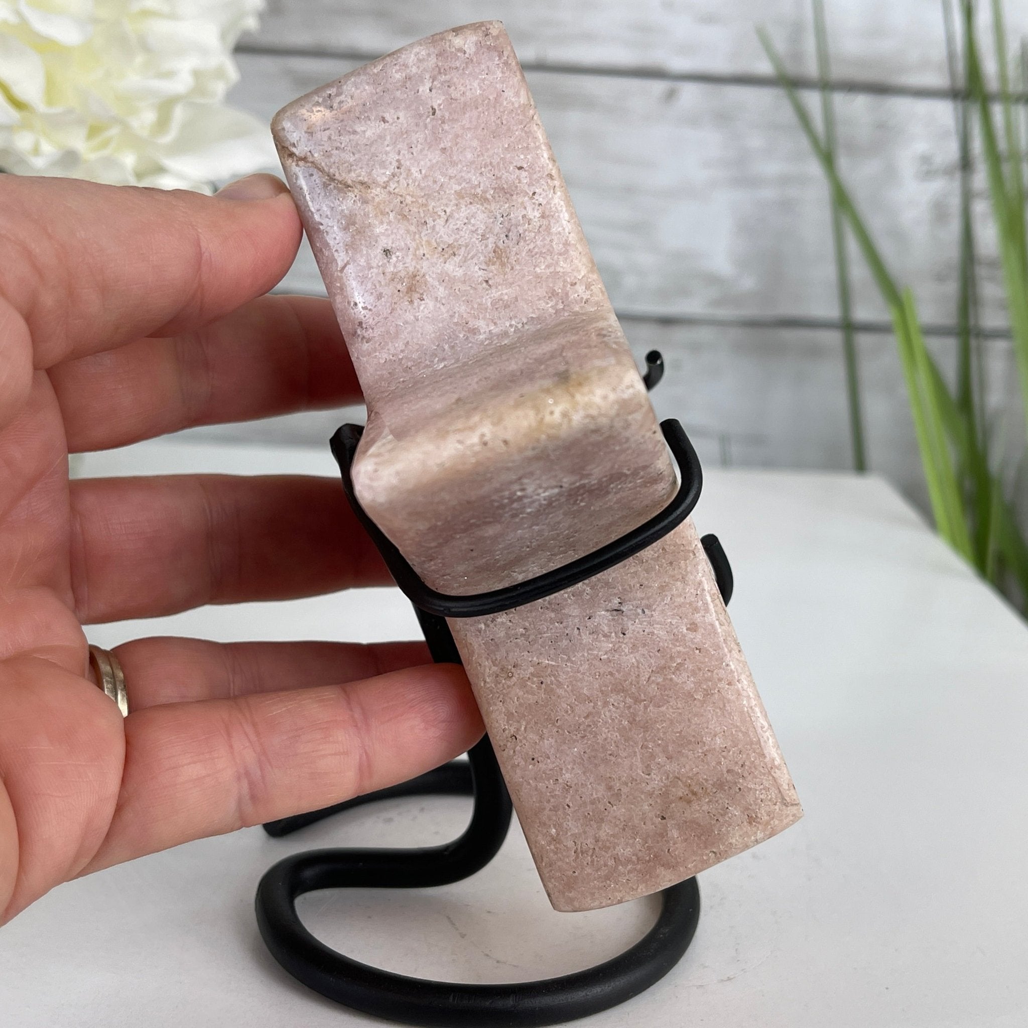 Pink Amethyst Star on a Metal Stand 5.5" Tall #5746-0003 by Brazil Gems - Brazil GemsBrazil GemsPink Amethyst Star on a Metal Stand 5.5" Tall #5746-0003 by Brazil GemsStars5746-0003