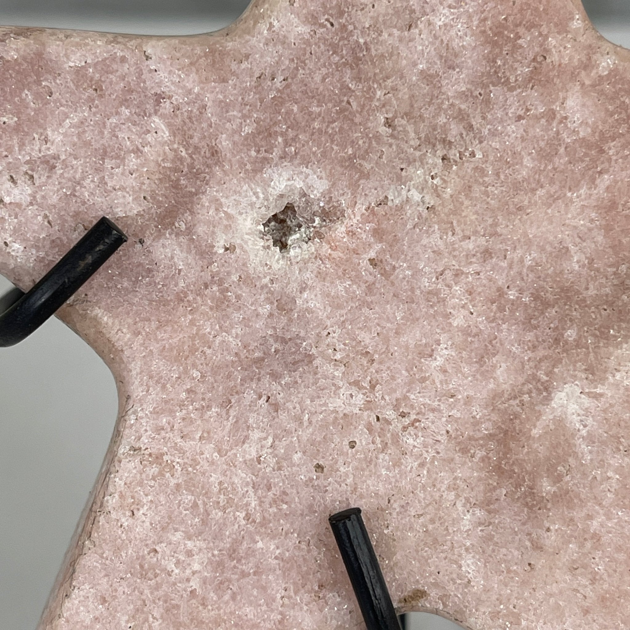 Pink Amethyst Star on a Metal Stand 5.5" Tall #5746-0003 by Brazil Gems - Brazil GemsBrazil GemsPink Amethyst Star on a Metal Stand 5.5" Tall #5746-0003 by Brazil GemsStars5746-0003