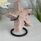 Pink Amethyst Star on a Metal Stand 5.5" Tall #5746-0003 by Brazil Gems - Brazil GemsBrazil GemsPink Amethyst Star on a Metal Stand 5.5" Tall #5746-0003 by Brazil GemsStars5746-0003