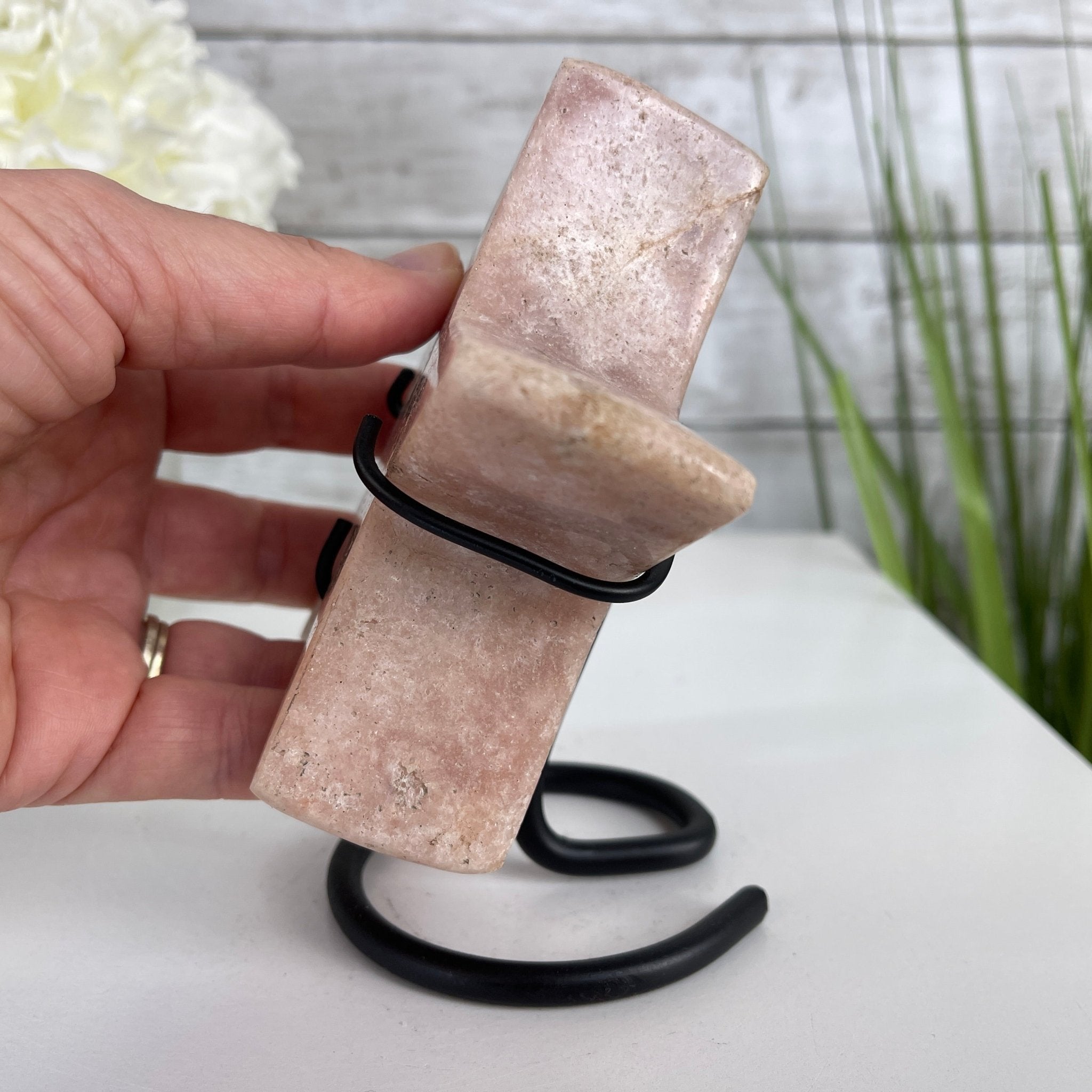 Pink Amethyst Star on a Metal Stand 5.5" Tall #5746-0003 by Brazil Gems - Brazil GemsBrazil GemsPink Amethyst Star on a Metal Stand 5.5" Tall #5746-0003 by Brazil GemsStars5746-0003