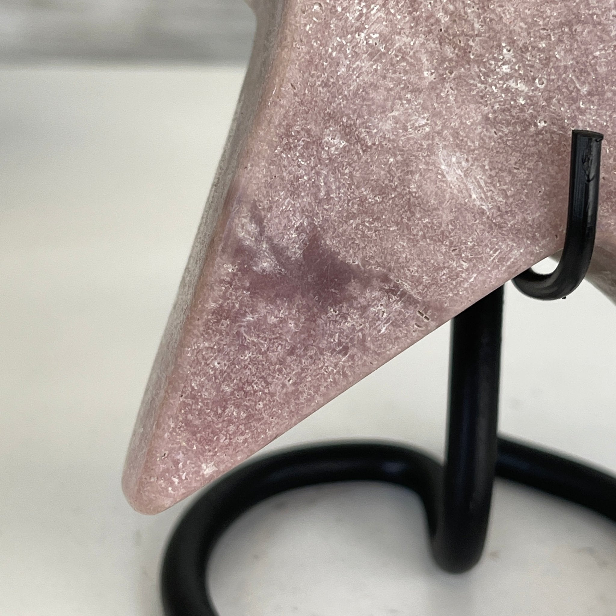 Pink Amethyst Star on a Metal Stand 6.75" Tall #5746-0010 by Brazil Gems - Brazil GemsBrazil GemsPink Amethyst Star on a Metal Stand 6.75" Tall #5746-0010 by Brazil GemsStars5746-0010