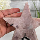 Pink Amethyst Star on a Metal Stand 6.75" Tall #5746-0010 by Brazil Gems - Brazil GemsBrazil GemsPink Amethyst Star on a Metal Stand 6.75" Tall #5746-0010 by Brazil GemsStars5746-0010