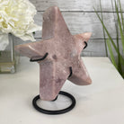 Pink Amethyst Star on a Metal Stand 6.75" Tall #5746-0010 by Brazil Gems - Brazil GemsBrazil GemsPink Amethyst Star on a Metal Stand 6.75" Tall #5746-0010 by Brazil GemsStars5746-0010