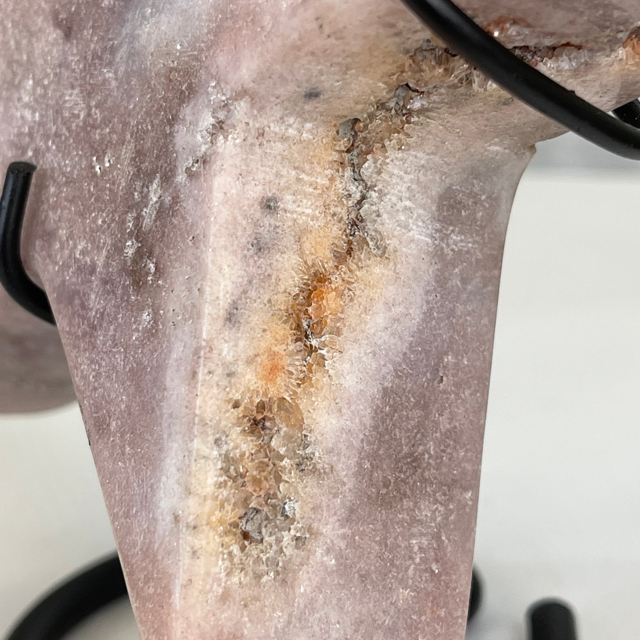 Pink Amethyst Star on a Metal Stand 6.75" Tall #5746-0010 by Brazil Gems - Brazil GemsBrazil GemsPink Amethyst Star on a Metal Stand 6.75" Tall #5746-0010 by Brazil GemsStars5746-0010