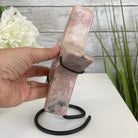 Pink Amethyst Star on a Metal Stand 6.75" Tall #5746-0016 by Brazil Gems - Brazil GemsBrazil GemsPink Amethyst Star on a Metal Stand 6.75" Tall #5746-0016 by Brazil GemsStars5746-0016