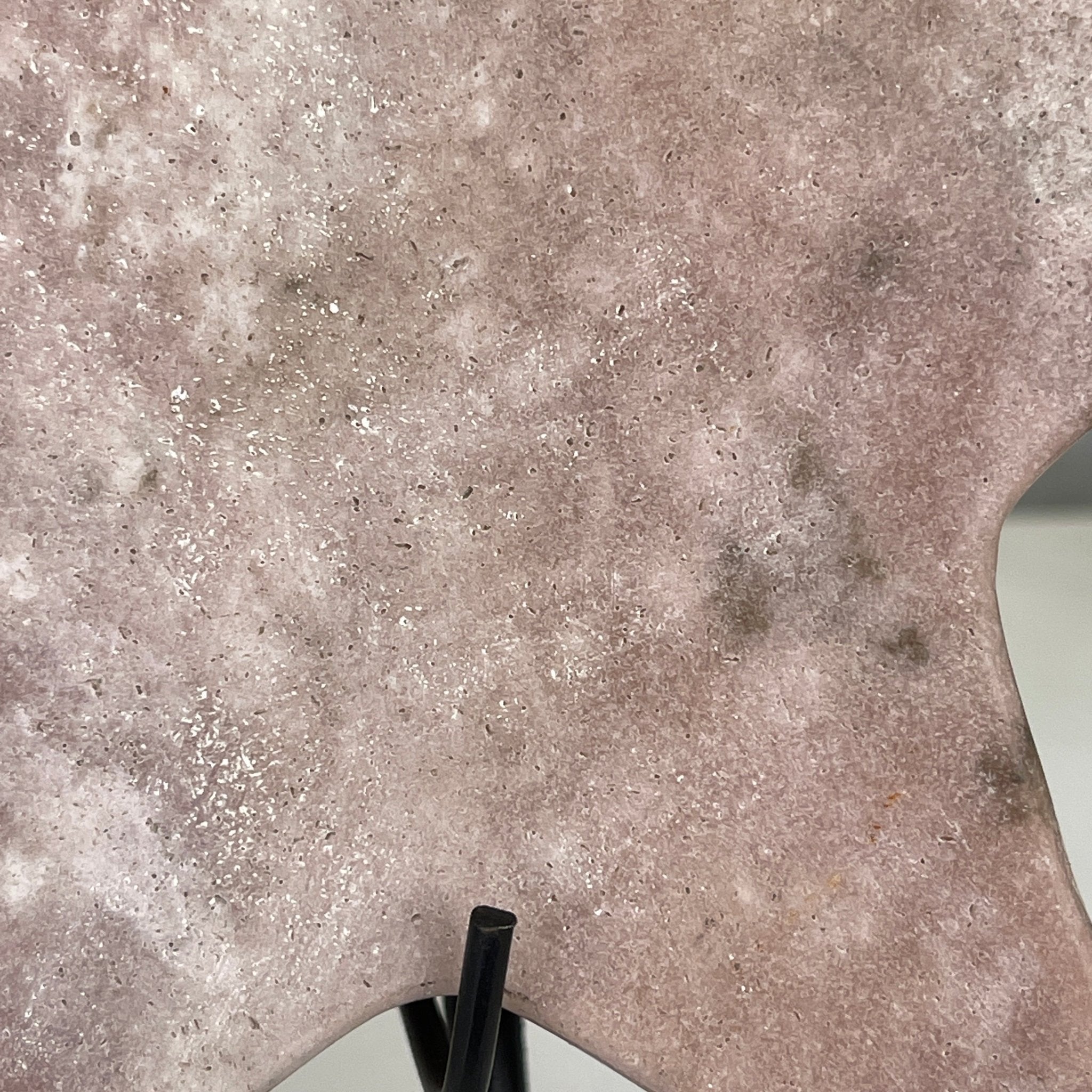 Pink Amethyst Star on a Metal Stand 6.75" Tall #5746-0016 by Brazil Gems - Brazil GemsBrazil GemsPink Amethyst Star on a Metal Stand 6.75" Tall #5746-0016 by Brazil GemsStars5746-0016