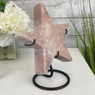 Pink Amethyst Star on a Metal Stand 6.75" Tall #5746-0016 by Brazil Gems - Brazil GemsBrazil GemsPink Amethyst Star on a Metal Stand 6.75" Tall #5746-0016 by Brazil GemsStars5746-0016