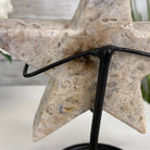Pink Amethyst Star on a Metal Stand 7" Tall #5746-0007 by Brazil Gems - Brazil GemsBrazil GemsPink Amethyst Star on a Metal Stand 7" Tall #5746-0007 by Brazil GemsStars5746-0007