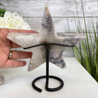 Pink Amethyst Star on a Metal Stand 7.25" Tall #5746-0005 by Brazil Gems - Brazil GemsBrazil GemsPink Amethyst Star on a Metal Stand 7.25" Tall #5746-0005 by Brazil GemsStars5746-0005