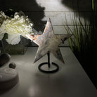 Pink Amethyst Star on a Metal Stand 7.25" Tall #5746-0005 by Brazil Gems - Brazil GemsBrazil GemsPink Amethyst Star on a Metal Stand 7.25" Tall #5746-0005 by Brazil GemsStars5746-0005