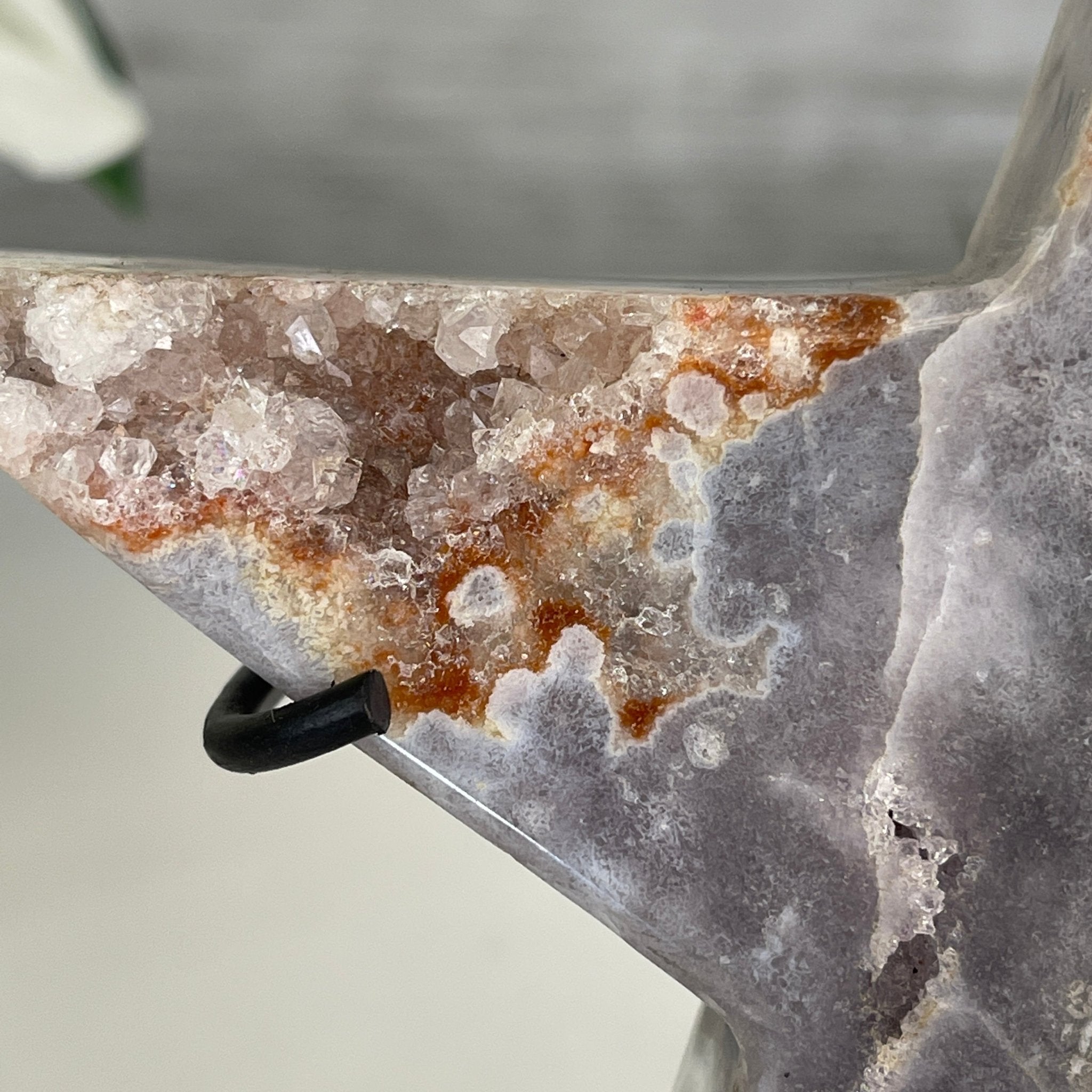 Pink Amethyst Star on a Metal Stand 7.25" Tall #5746-0005 by Brazil Gems - Brazil GemsBrazil GemsPink Amethyst Star on a Metal Stand 7.25" Tall #5746-0005 by Brazil GemsStars5746-0005
