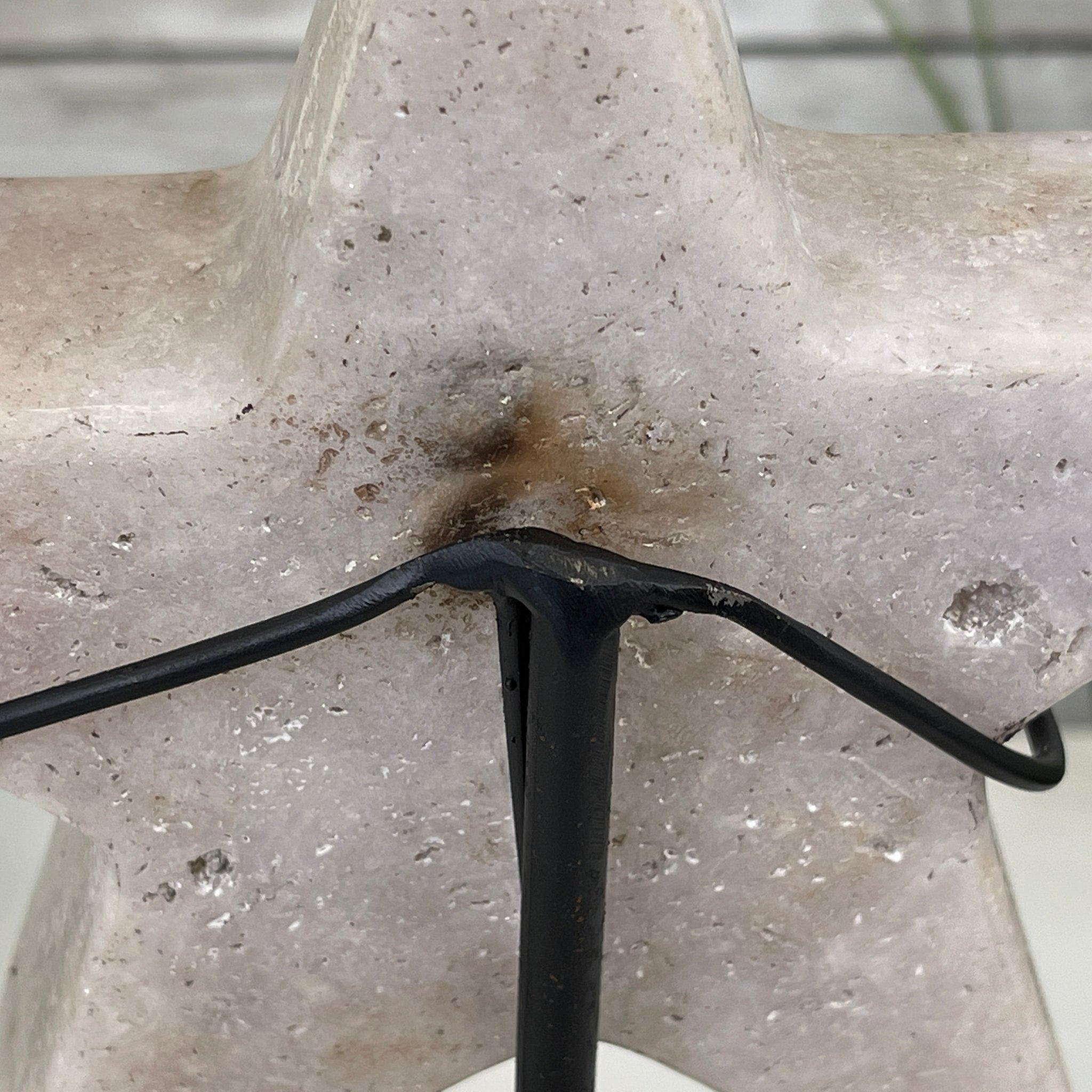 Pink Amethyst Star on a Metal Stand 7.6" Tall #5746-0018 by Brazil Gems - Brazil GemsBrazil GemsPink Amethyst Star on a Metal Stand 7.6" Tall #5746-0018 by Brazil GemsStars5746-0018