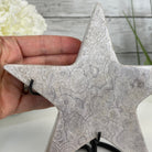 Pink Amethyst Star on a Metal Stand 8" Tall #5746-0017 by Brazil Gems - Brazil GemsBrazil GemsPink Amethyst Star on a Metal Stand 8" Tall #5746-0017 by Brazil GemsStars5746-0017