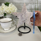 Pink Amethyst Star on a Metal Stand 8.25" Tall #5746-0020 by Brazil Gems - Brazil GemsBrazil GemsPink Amethyst Star on a Metal Stand 8.25" Tall #5746-0020 by Brazil GemsStars5746-0020