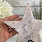 Pink Amethyst Star on a Metal Stand 8.25" Tall #5746-0020 by Brazil Gems - Brazil GemsBrazil GemsPink Amethyst Star on a Metal Stand 8.25" Tall #5746-0020 by Brazil GemsStars5746-0020