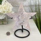Pink Amethyst Star on a Metal Stand 8.25" Tall #5746-0020 by Brazil Gems - Brazil GemsBrazil GemsPink Amethyst Star on a Metal Stand 8.25" Tall #5746-0020 by Brazil GemsStars5746-0020