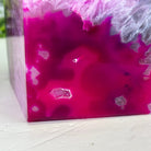 Pink Dyed Brazilian Agate Stone Bookends, 10.9 lbs & 5" tall #5151PA-027 - Brazil GemsBrazil GemsPink Dyed Brazilian Agate Stone Bookends, 10.9 lbs & 5" tall #5151PA-027Bookends5151PA-027