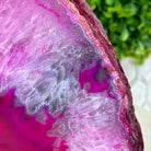 Pink Dyed Brazilian Agate Stone Bookends, 10.9 lbs & 5" tall #5151PA-027 - Brazil GemsBrazil GemsPink Dyed Brazilian Agate Stone Bookends, 10.9 lbs & 5" tall #5151PA-027Bookends5151PA-027