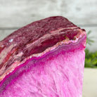 Pink Dyed Brazilian Agate Stone Bookends, 10.9 lbs & 5" tall #5151PA-027 - Brazil GemsBrazil GemsPink Dyed Brazilian Agate Stone Bookends, 10.9 lbs & 5" tall #5151PA-027Bookends5151PA-027