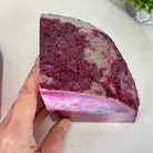 Pink Dyed Brazilian Agate Stone Bookends, 10.9 lbs & 5" tall #5151PA-027 - Brazil GemsBrazil GemsPink Dyed Brazilian Agate Stone Bookends, 10.9 lbs & 5" tall #5151PA-027Bookends5151PA-027