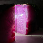 Pink Dyed Brazilian Agate Stone Bookends, 10.9 lbs & 5" tall #5151PA-027 - Brazil GemsBrazil GemsPink Dyed Brazilian Agate Stone Bookends, 10.9 lbs & 5" tall #5151PA-027Bookends5151PA-027