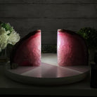 Pink Dyed Brazilian Agate Stone Bookends, 12.7 lbs & 5.9" tall #5151PA-026 - Brazil GemsBrazil GemsPink Dyed Brazilian Agate Stone Bookends, 12.7 lbs & 5.9" tall #5151PA-026Bookends5151PA-026