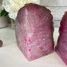 Pink Dyed Brazilian Agate Stone Bookends, 4.5" tall & 6 lbs #5151-0023 by Brazil Gems - Brazil GemsBrazil GemsPink Dyed Brazilian Agate Stone Bookends, 4.5" tall & 6 lbs #5151-0023 by Brazil GemsBookends5151PA-023