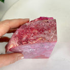 Pink Dyed Brazilian Agate Stone Bookends, 9.5 lbs & 6" tall #5151PA-025 - Brazil GemsBrazil GemsPink Dyed Brazilian Agate Stone Bookends, 9.5 lbs & 6" tall #5151PA-025Bookends5151PA-025