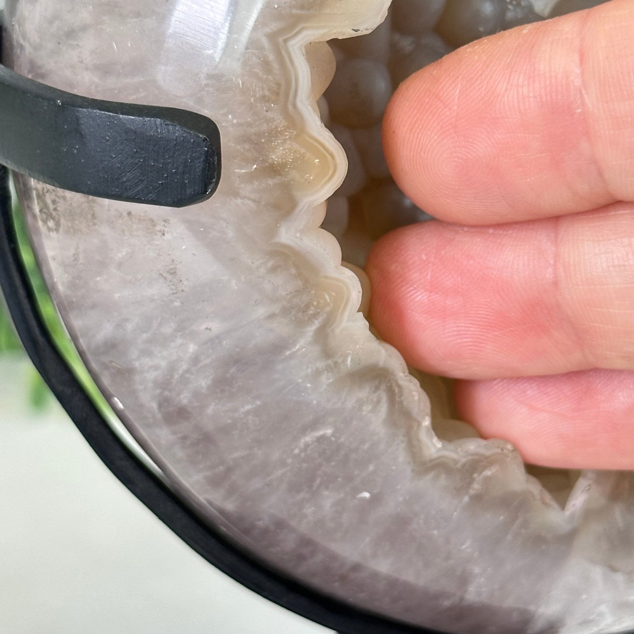 Polished Agate Crescent Moon on a Stand, 2.7 lbs & 7.75" Tall #5740NA-001 - Brazil GemsBrazil GemsPolished Agate Crescent Moon on a Stand, 2.7 lbs & 7.75" Tall #5740NA-001Crescent Moons5740NA-001