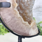 Polished Agate Crescent Moon on a Stand, 2.7 lbs & 7.75" Tall #5740NA-001 - Brazil GemsBrazil GemsPolished Agate Crescent Moon on a Stand, 2.7 lbs & 7.75" Tall #5740NA-001Crescent Moons5740NA-001