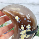 Polished Agate Crescent Moon on a Stand, 2.7 lbs & 7.75" Tall #5740NA-001 - Brazil GemsBrazil GemsPolished Agate Crescent Moon on a Stand, 2.7 lbs & 7.75" Tall #5740NA-001Crescent Moons5740NA-001