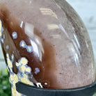 Polished Agate Crescent Moon on a Stand, 2.7 lbs & 7.75" Tall #5740NA-001 - Brazil GemsBrazil GemsPolished Agate Crescent Moon on a Stand, 2.7 lbs & 7.75" Tall #5740NA-001Crescent Moons5740NA-001