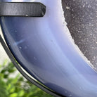 Polished Agate Crescent Moon on a Stand, 4.2 lbs & 9.5" Tall #5740NA-004 - Brazil GemsBrazil GemsPolished Agate Crescent Moon on a Stand, 4.2 lbs & 9.5" Tall #5740NA-004Crescent Moons5740NA-004
