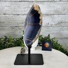 Polished Agate Crescent Moon on a Stand, 4.2 lbs & 9.5" Tall #5740NA-004 - Brazil GemsBrazil GemsPolished Agate Crescent Moon on a Stand, 4.2 lbs & 9.5" Tall #5740NA-004Crescent Moons5740NA-004