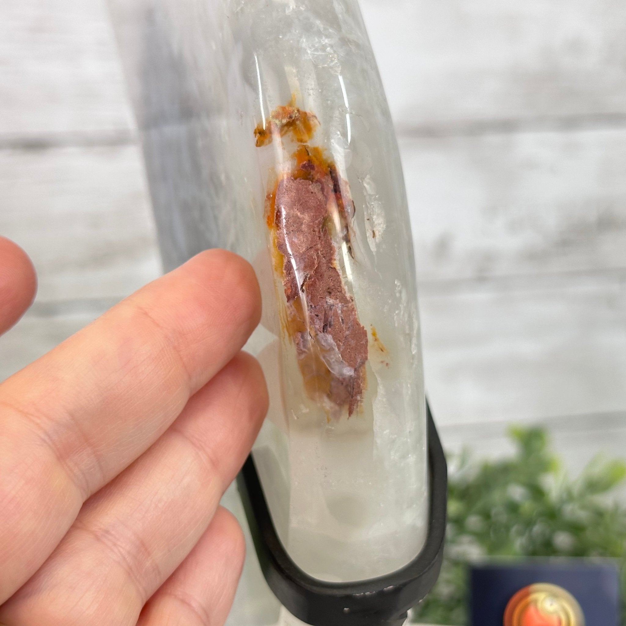 Polished Agate Crescent Moon on a Stand, 4.8 lbs & 11" Tall #5740NA-006 - Brazil GemsBrazil GemsPolished Agate Crescent Moon on a Stand, 4.8 lbs & 11" Tall #5740NA-006Crescent Moons5740NA-006